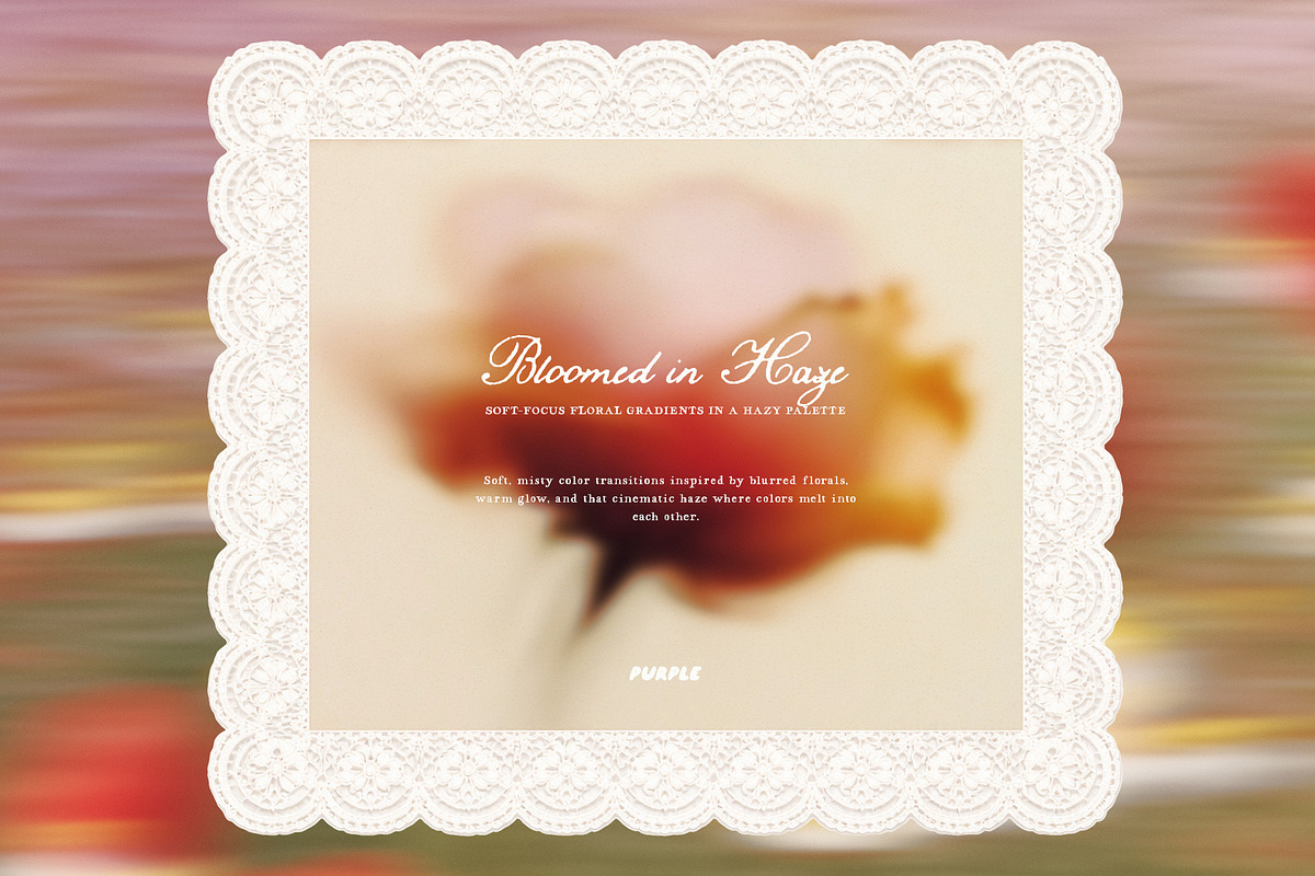 Bloomed in Haze: Floral Backgrounds, a Background Graphic by Purple (Photo 4 of 14)