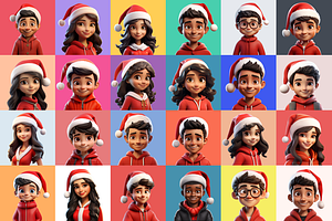 125 Animoji - Christmas Children