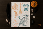 Mystic Samhain & Halloween Ornaments, a Seasonal Illustration by Christine Krahl (Thumbnail 7 of 8)