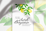 Juicy Watercolor Lemon Set, an Illustration by One and Only Paper (Thumbnail 6 of 9)