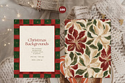 100 Christmas Backgrounds, a Background Graphic by PeDe Designs (Thumbnail 3 of 18)