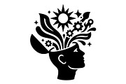Creative Mind Floral Head, an Object Graphic by Gfx_Store (Thumbnail 11 of 15)