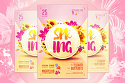 Spring Flyer Template, a Flyer Template by InTheSky15 (Thumbnail 2 of 2)