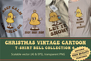 Christmas Bell Vintage Cartoon, an Illustration by vectstudio (Thumbnail 1 of 5)