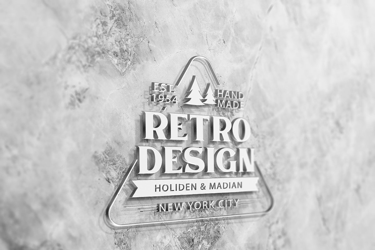 3D Logo Mockup Bundle Pack, a Mockup by GraphicBerg (Photo 22 of 40)