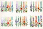 Brushstroke Christian Flower Clipart, an Illustration by Libby Wishes (Thumbnail 2 of 4)