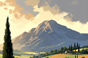 36 Italy-Themed Illustrations, a Background Graphic by h.utomo (Thumbnail 25 of 36)