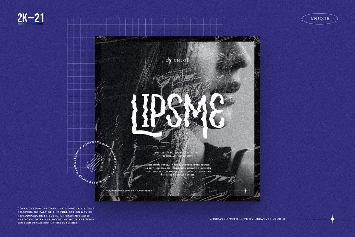 Aquawave Ripple Handwriting, a Font by Creatype Studio (Photo 4 of 9)