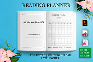 Editable Reading Planner For KDP