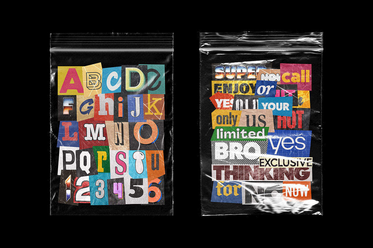Ransom Note Letters Collection, an Object Graphic by pixelbuddha.net (Photo 7 of 14)