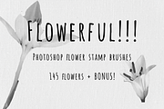 Photoshop Floral Stamp Brushes, a Brush Add-On by Art Sproot (Thumbnail 1 of 9)