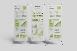 Rool Up Banner Mockup