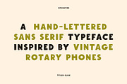 OPERATOR by Tyler Elise, a Sans Serif Font by tylerelise (Thumbnail 3 of 5)