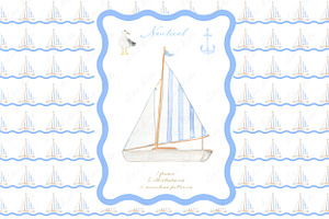 Nautical Blue Sailboat Boy DIY