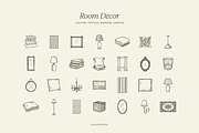 INTERIOR DESIGNER line art clipart, an Object Illustration by Crocus Paperi (Thumbnail 3 of 13)
