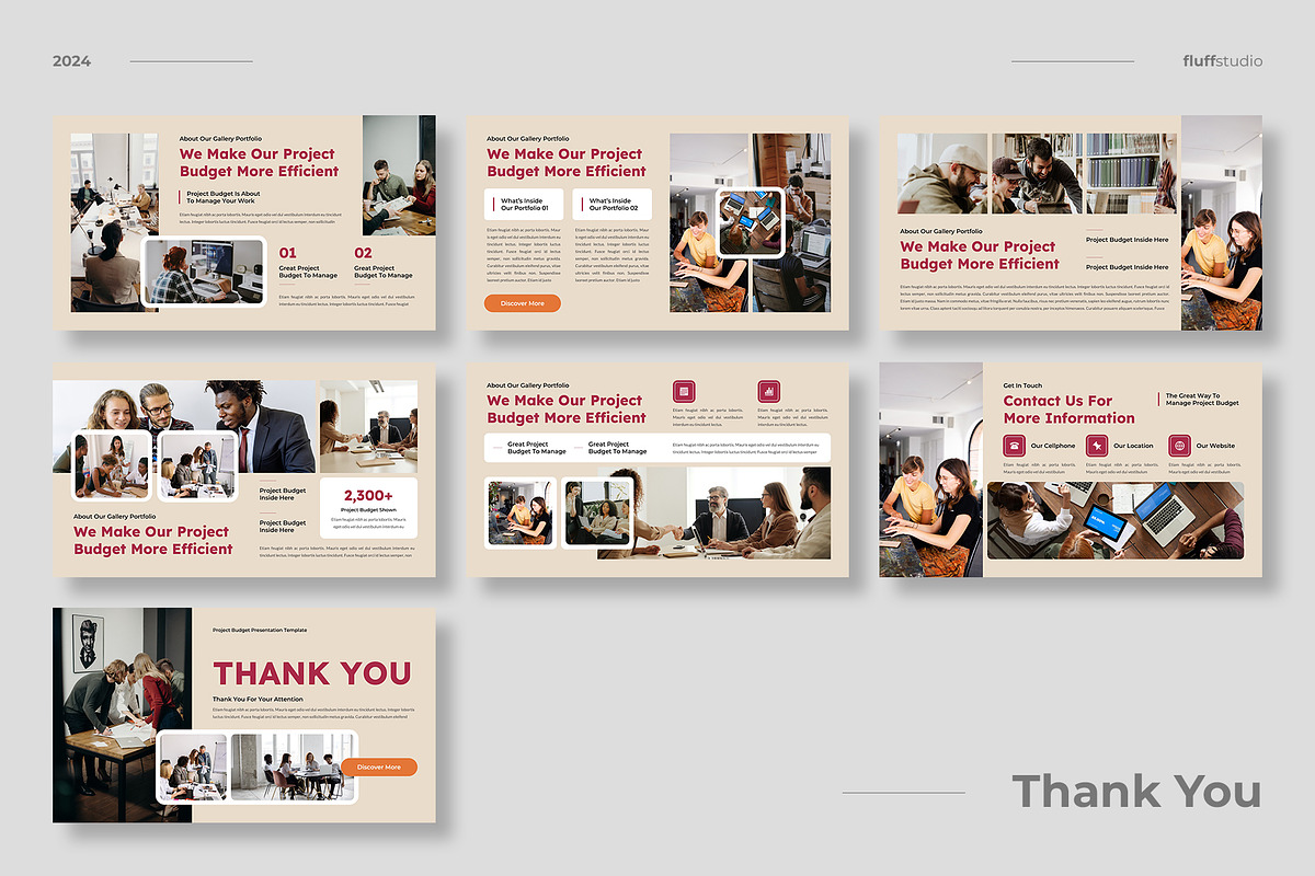 Project Budget Finance Powerpoint, a Presentation Template by fluffstudio (Photo 4 of 4)