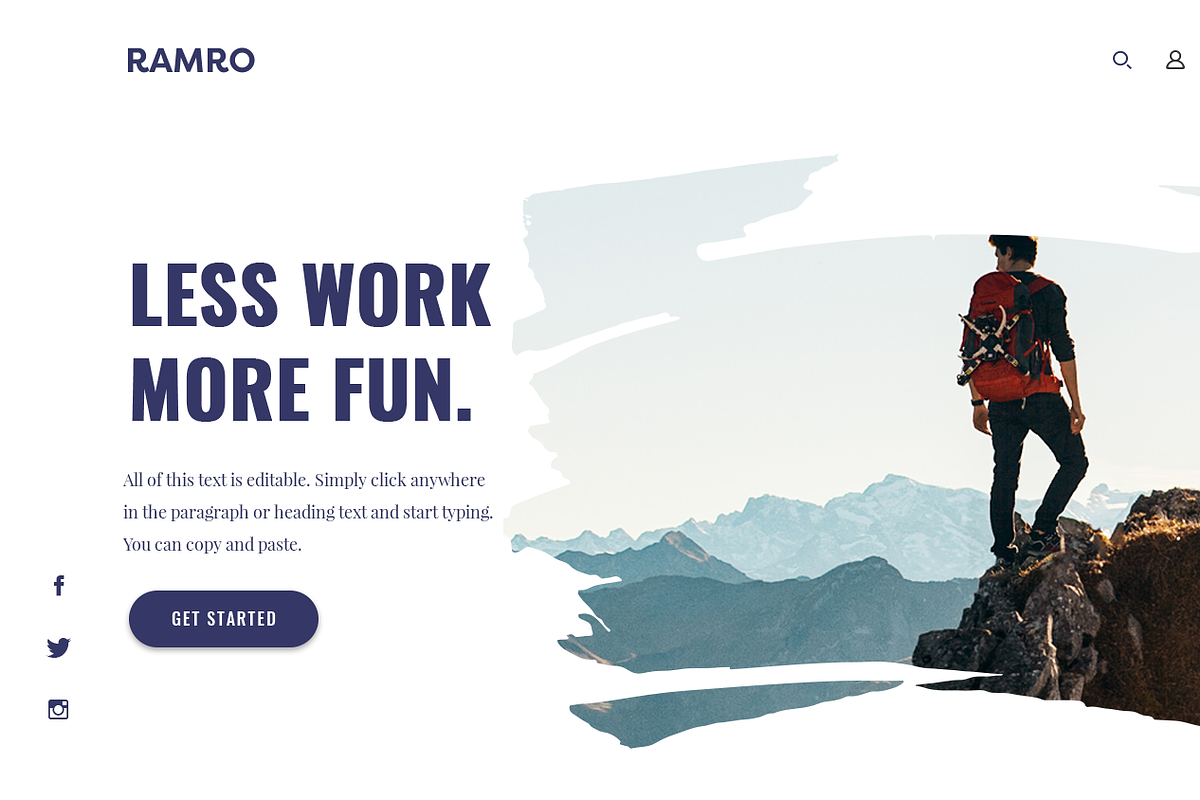 Ramro Web UI Kit - Header, an UI Kit Template by Danfe Designs (Photo 4 of 11)