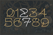 Typobelle - Art Nouveau Typeface, a Serif Font by HipFonts (Thumbnail 8 of 9)