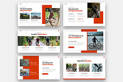Cyclist Bicycle Google Slides, a Presentation Template by kerismaker (Thumbnail 4 of 6)