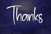 Night Haunted | Script Font, a Handwritten Font by Scratchones (Thumbnail 8 of 8)
