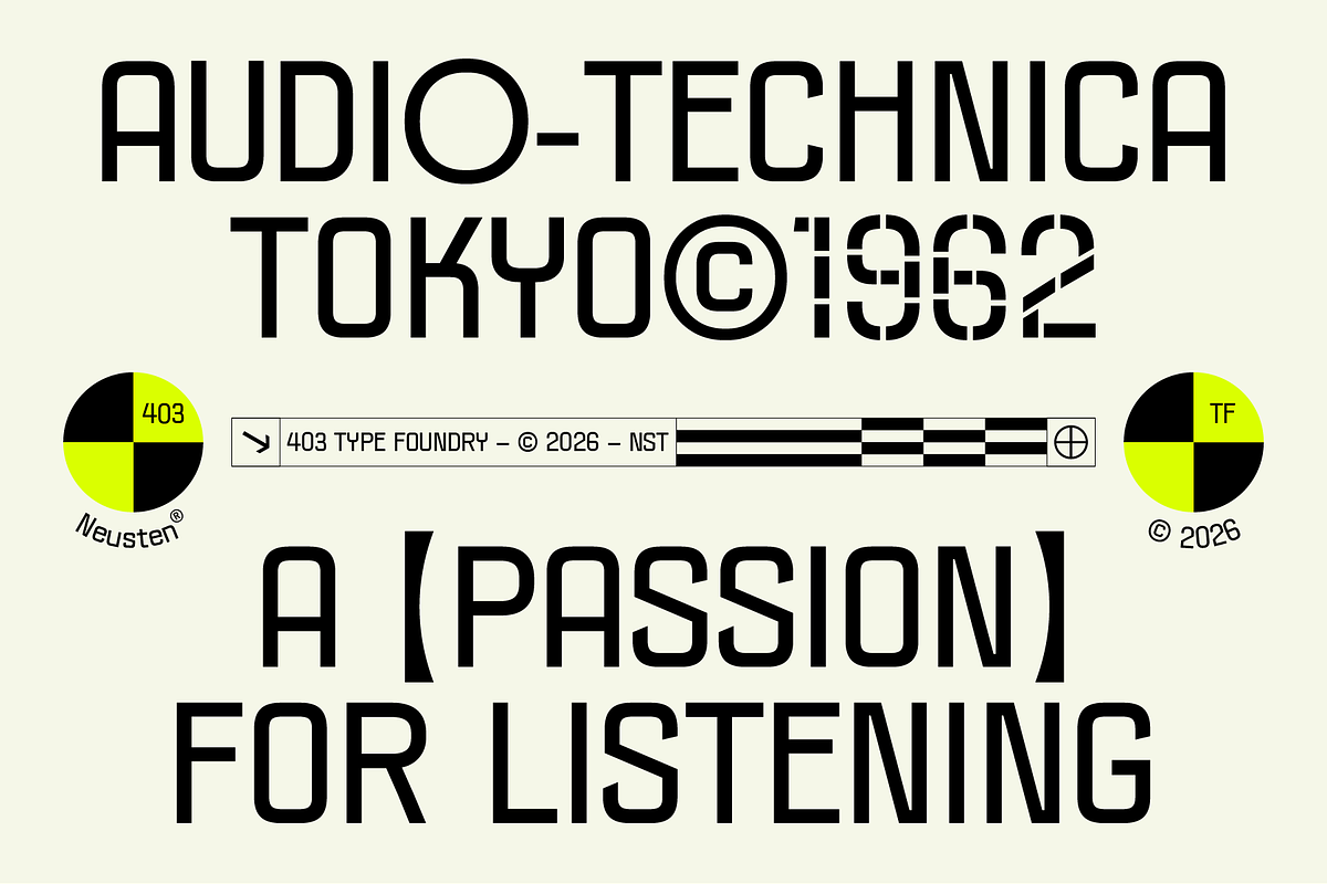 403 Neusten, a Sans Serif Font by 403 Type Foundry (Photo 3 of 16)