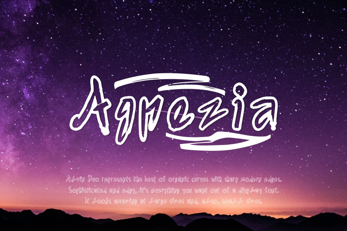 Agnezia - 5 Font styles