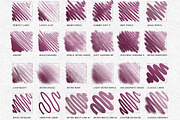 50 Retro Pencils - Procreate Brushes, a Brush Add-On by Nuclear Brushes (Thumbnail 8 of 8)
