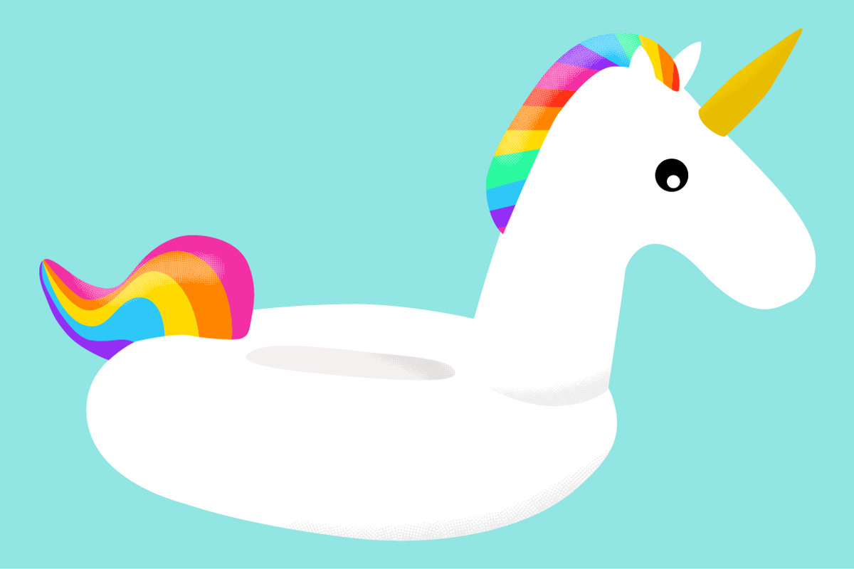 Vector Pool Floats, an Illustration by Sarah Hearts (Photo 2 of 6)