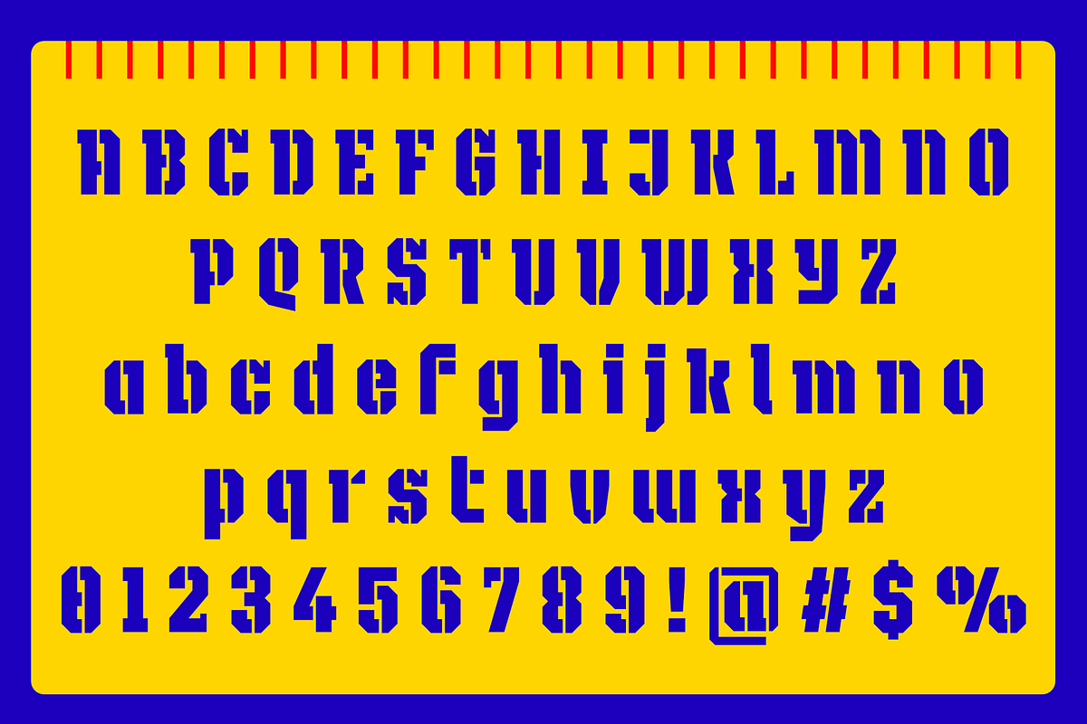Blukat – Stencil Display Font, a Sans Serif Font by Griyo Type (Photo 2 of 10)