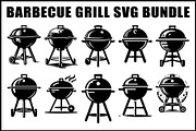 Barbecue Grill SVG Bundle Set, a Graphic by Creativeshirt (Thumbnail 1 of 11)