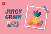18 Shader Brushes for Illustrator, a Brush Add-On by IuliiaSavko (Thumbnail 1 of 8)