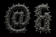 Black Punk Font, a Sans Serif Font by Handmadefont (Thumbnail 4 of 18)