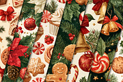 Christmas Seamless Pattern, a Pattern Graphic by Black Bird Studio (Thumbnail 2 of 6)