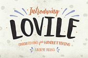 Lovile Type, a Font by Flavortype (Thumbnail 1 of 4)