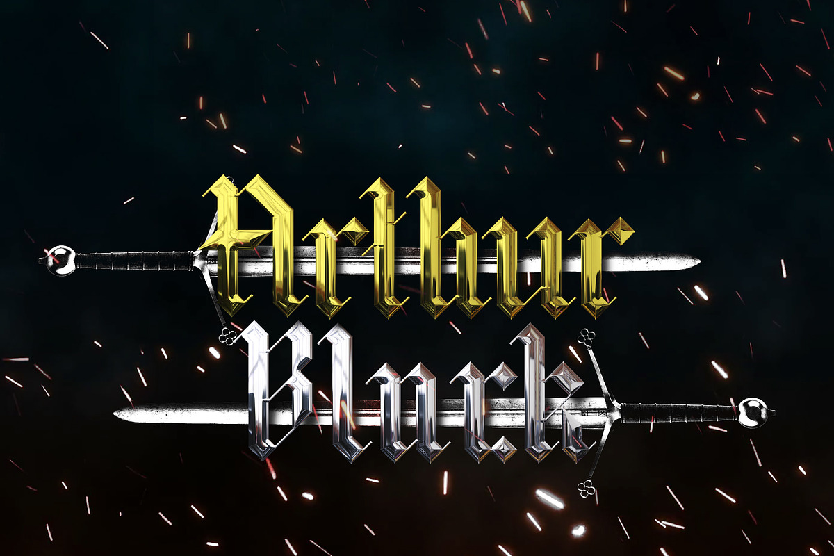 Arthur Black: Modern Black Letter