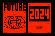 VB Josher - Futuristic Font, a Sans Serif Font by VALIANTBROTHA (Thumbnail 6 of 9)