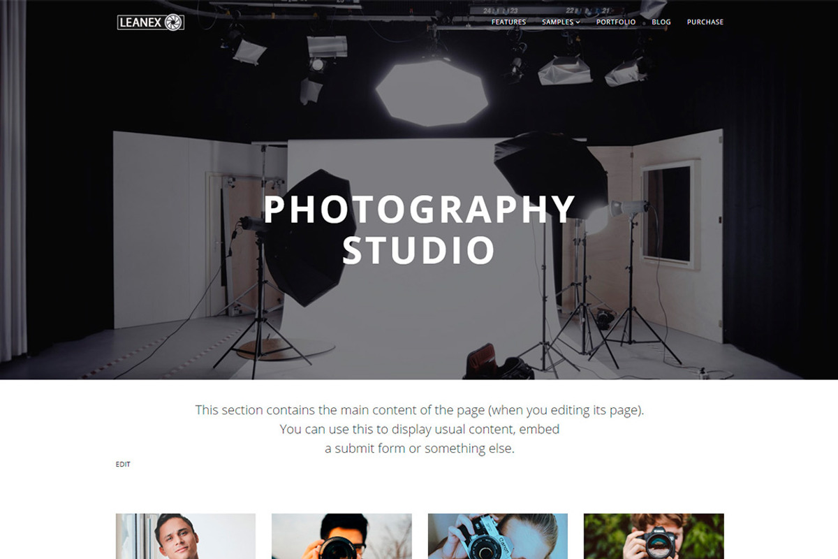 Leanex - Minimalist Portfolio Theme, a WordPress Template by DinevThemes (Photo 3 of 5)