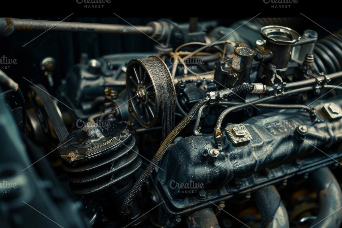 55 Car engines, a Transportation Illustration by Handmadefont (Photo 53 of 56)