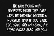 Vision Of Sorrow, a Blackletter Font by HATFSTUDIO (Thumbnail 7 of 9)