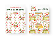 Back to school watercolor clipart., an Education Illustration by SabinaWatercolorArt (Thumbnail 13 of 15)