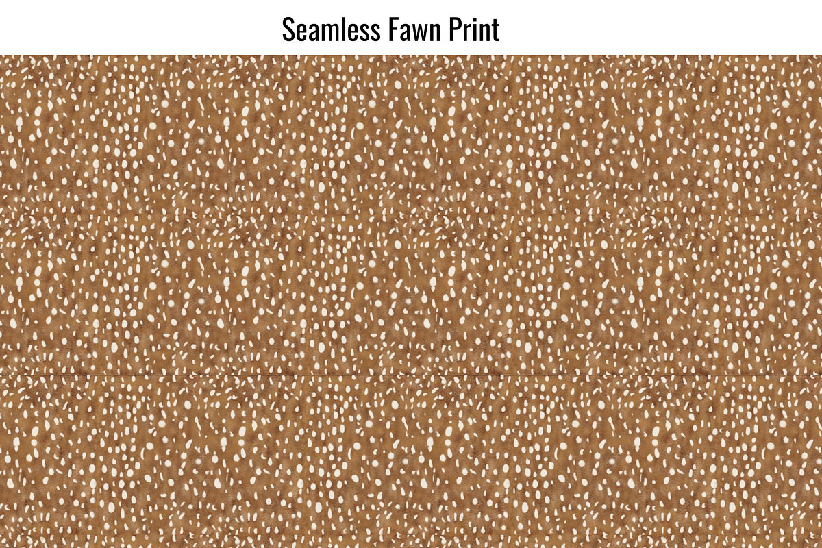 Wilderkind Fawn Fur Seamless Pattern, a Pattern Graphic by Kimbella Buckman Designs (Photo 3 of 3)