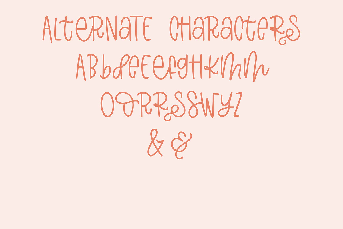 Sweet Serendipity, Bouncy Monoline, a Sans Serif Font by Jordyn Alison Designs (Photo 8 of 10)