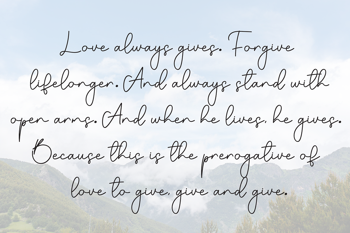 Adelya | Script Font, a Handwritten Font by Scratchones (Photo 6 of 9)