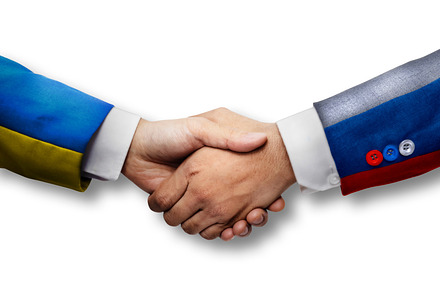 Diplomatic agreement between Ukraine and Russia, a Background Photo by Davizro's Market