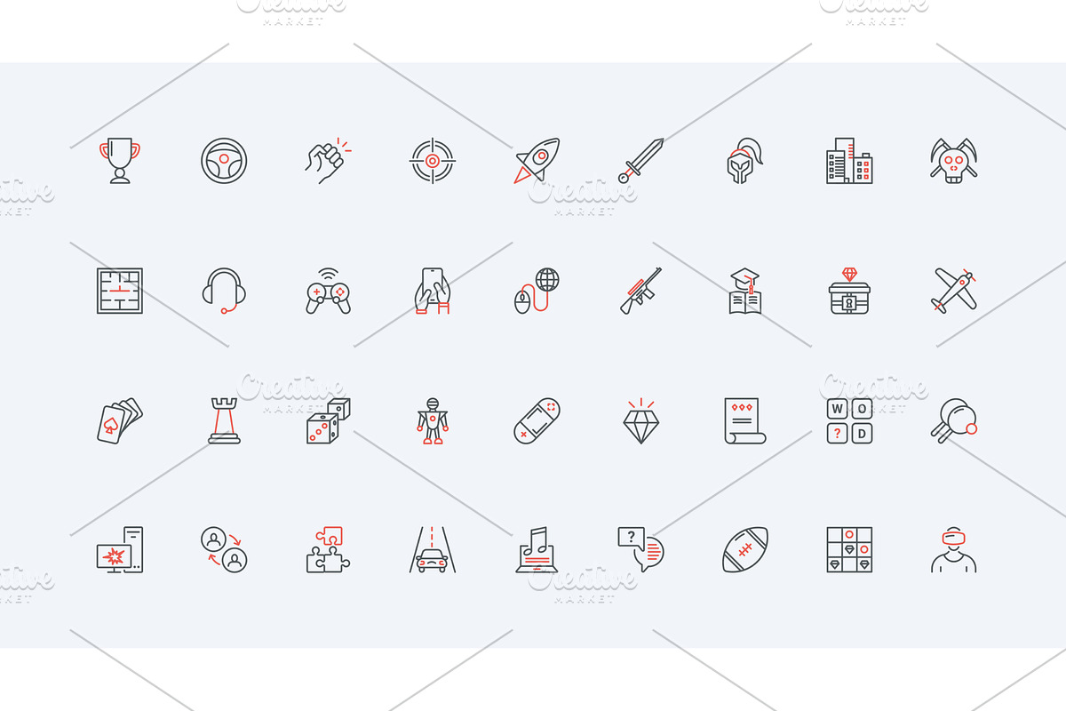Video game genres, gameplay and, a Technology Illustration by Lemberg Vector