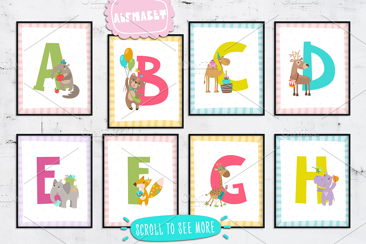 Cute Animals Set, an Animal Illustration by KAZUKA (Photo 4 of 11)