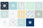 Sea Seamless Patterns, a Pattern Graphic by Plaid4You (Thumbnail 2 of 9)