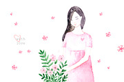Flower girl collection, a Person Illustration by Knysh Ksenya (Thumbnail 2 of 14)
