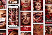 Brows & Lashes Instagram Templates, a Social Media Template by DesignsbyMariaStudio (Thumbnail 1 of 10)