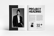 Minimal Portfolio Magazine I Canva, a Brochure Template by PixWork (Thumbnail 4 of 11)
